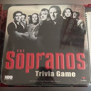 The Sopranos Trivia Game - Black and Red